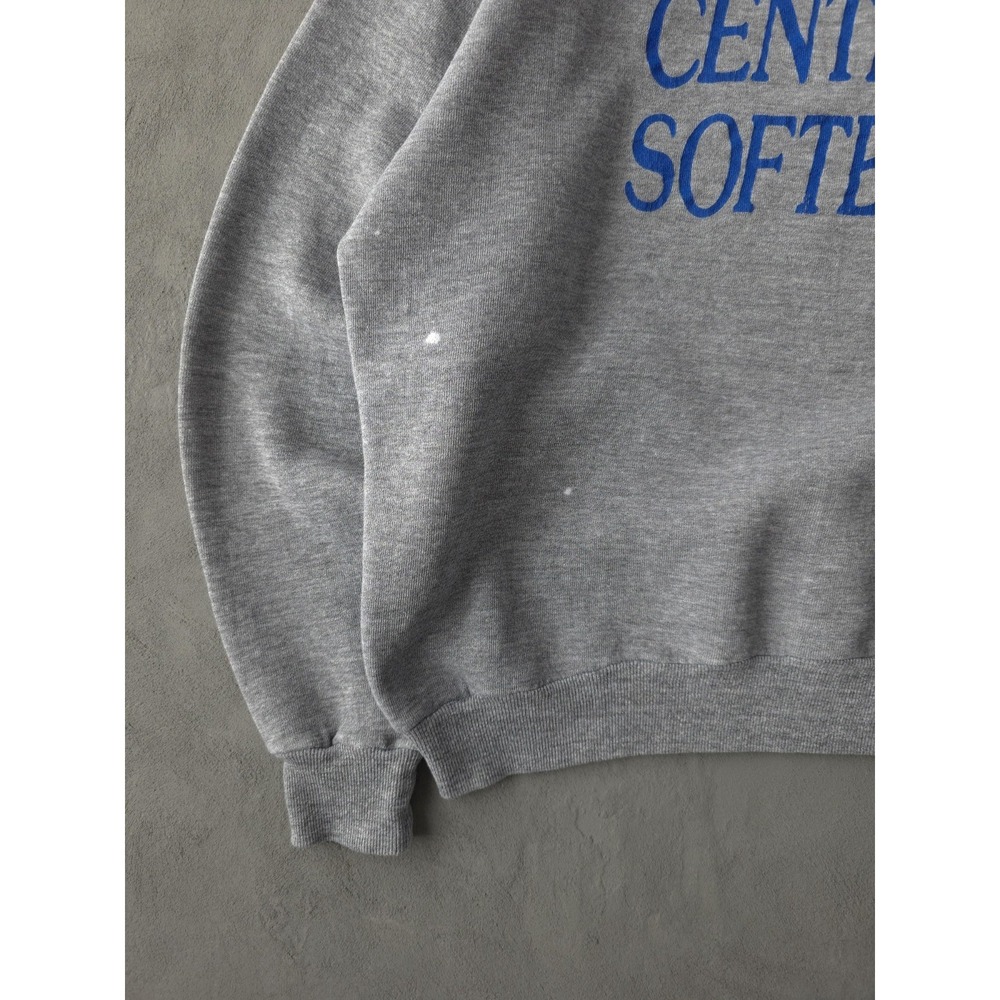 Vintage 80s North Central Softball Russell Athletic Grey Crewneck Sweatshirt XL - Picture 5 of 8